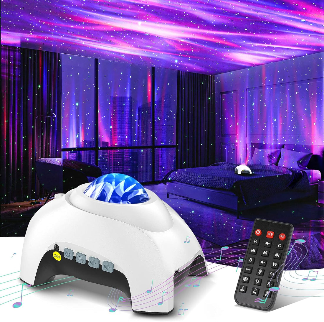 Aurora Galaxy Projector with Stars and Music
