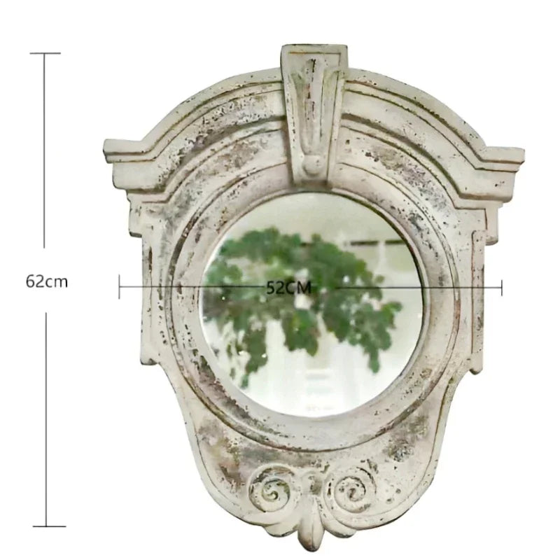 Boho Outdoor Wall Mirror – Decorative Hanging Art