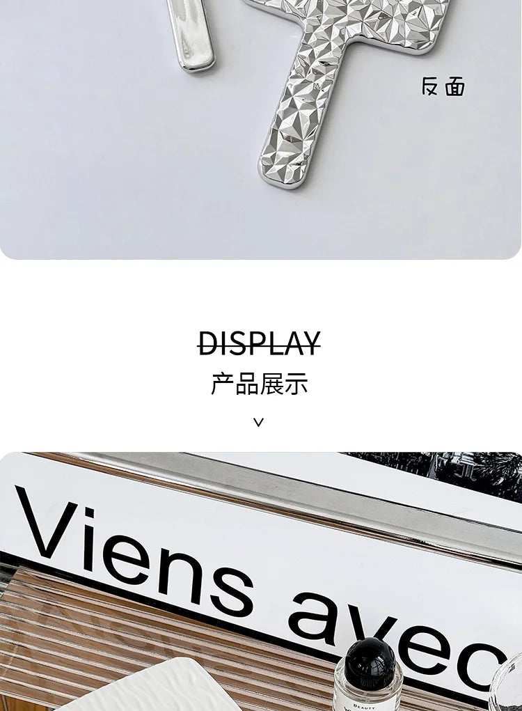 Portable Handheld Makeup Mirror – Modern Design