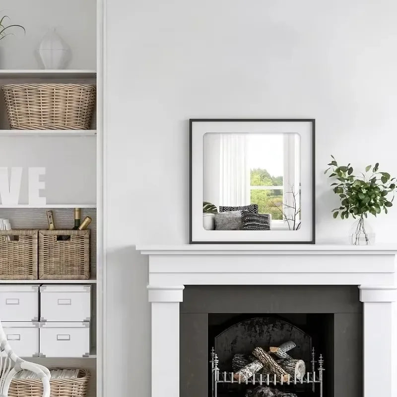 12” Wall-Mounted Acrylic Gym Mirror – Frameless