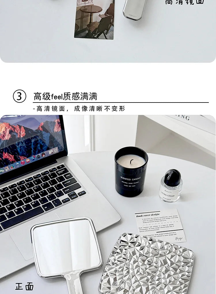 Portable Handheld Makeup Mirror – Modern Design