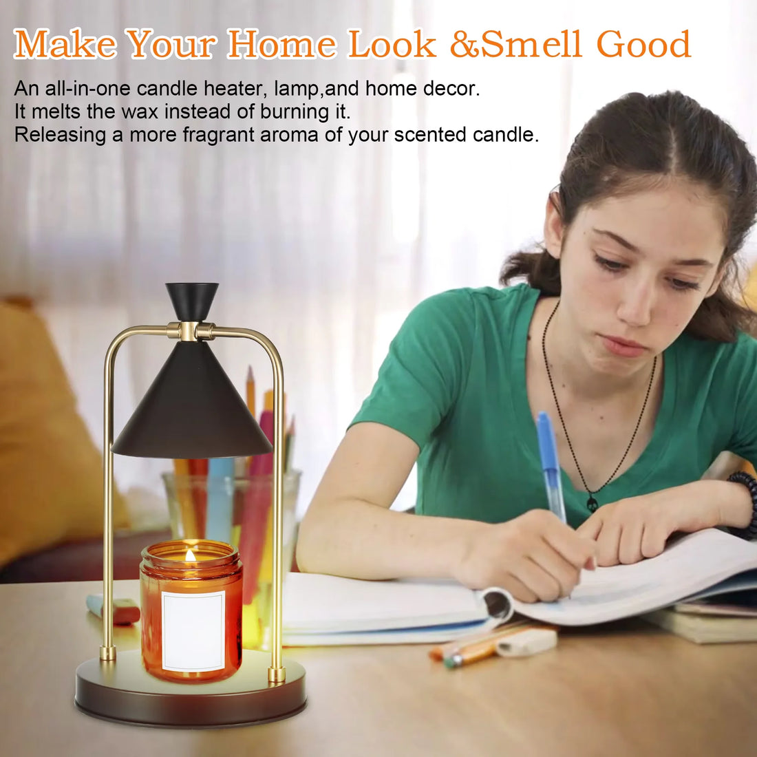 Retro Candle Warmer Lamp