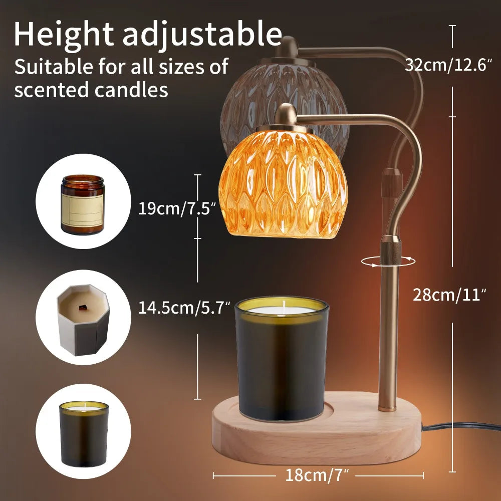 Retro Candle Warmer Lamp