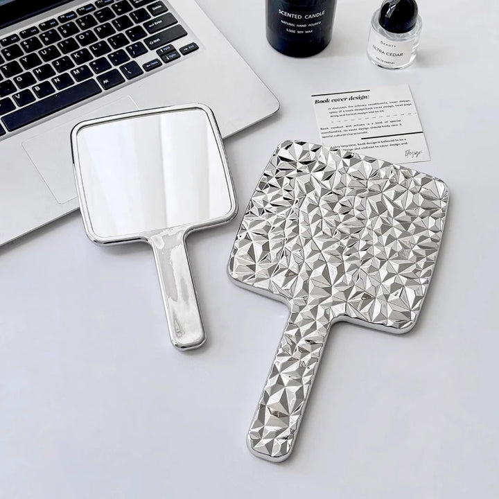 Portable Handheld Makeup Mirror – Modern Design
