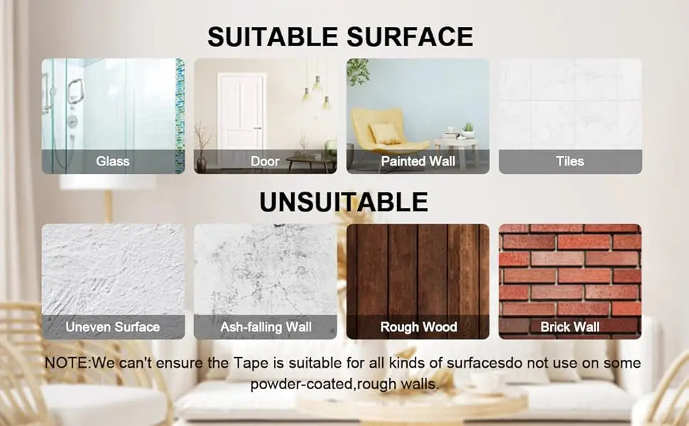 12” Wall-Mounted Acrylic Gym Mirror – Frameless