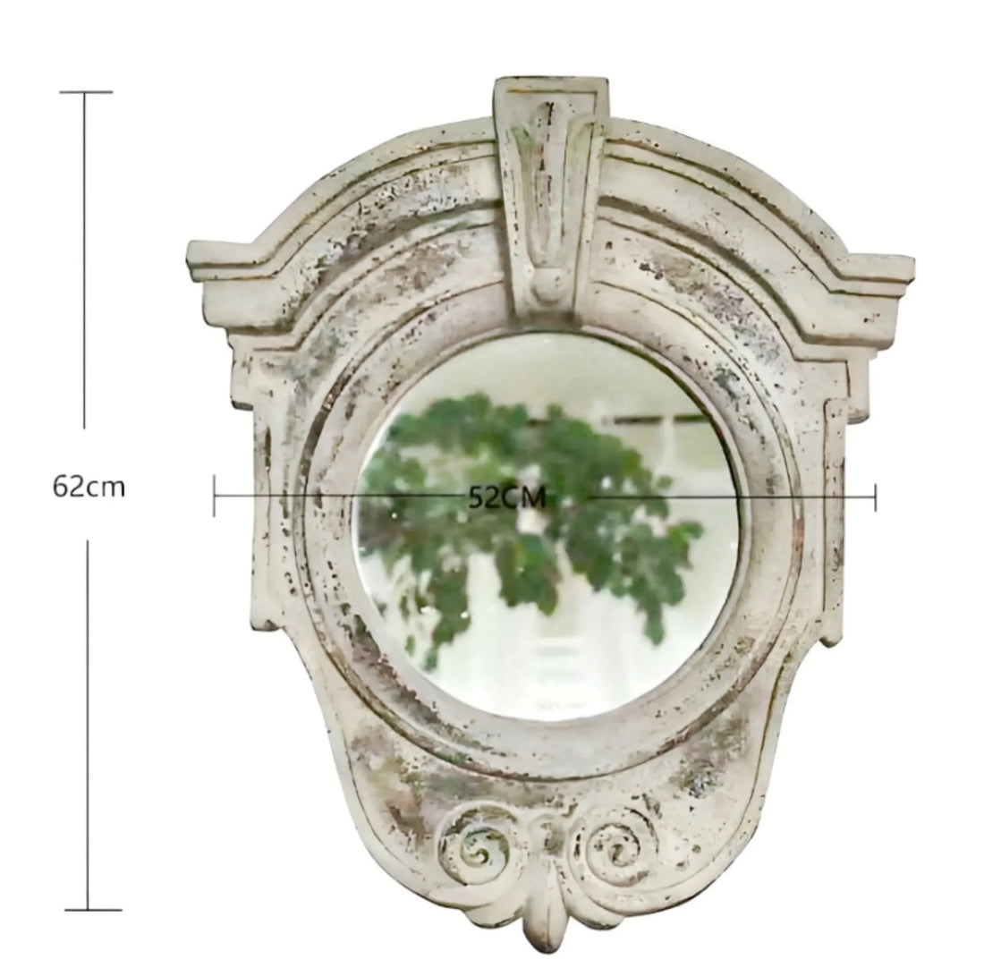 Boho Outdoor Wall Mirror – Decorative Hanging Art