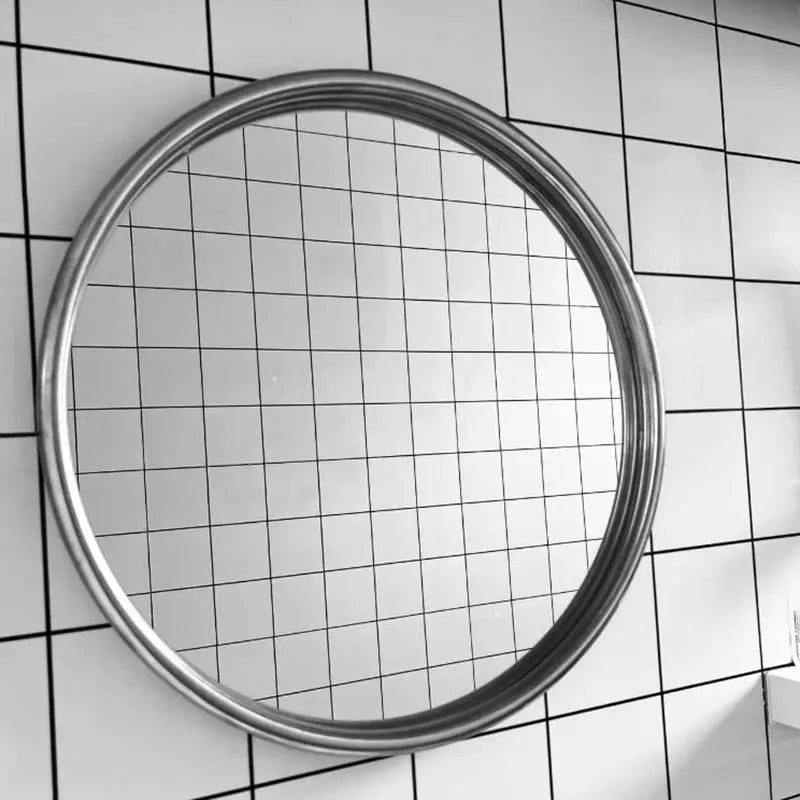 Minimalist Wall-Mounted Bathroom Mirror – Nordic Luxury