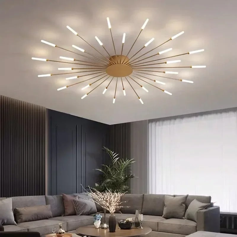 Modern Spiral LED Pendant Light for Living & Dining Rooms