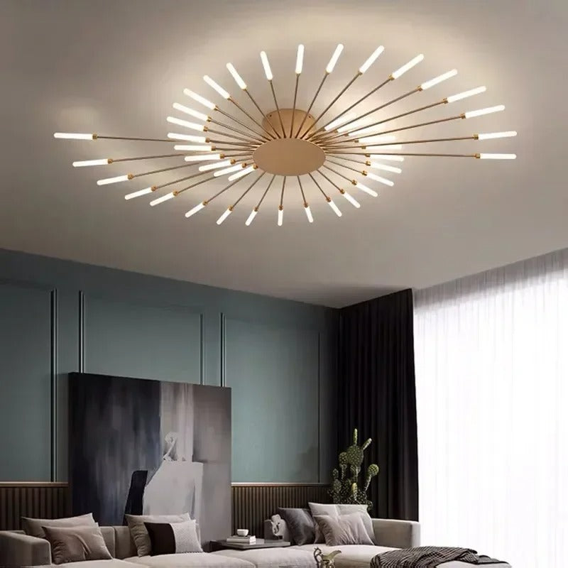 Modern Spiral LED Pendant Light for Living & Dining Rooms